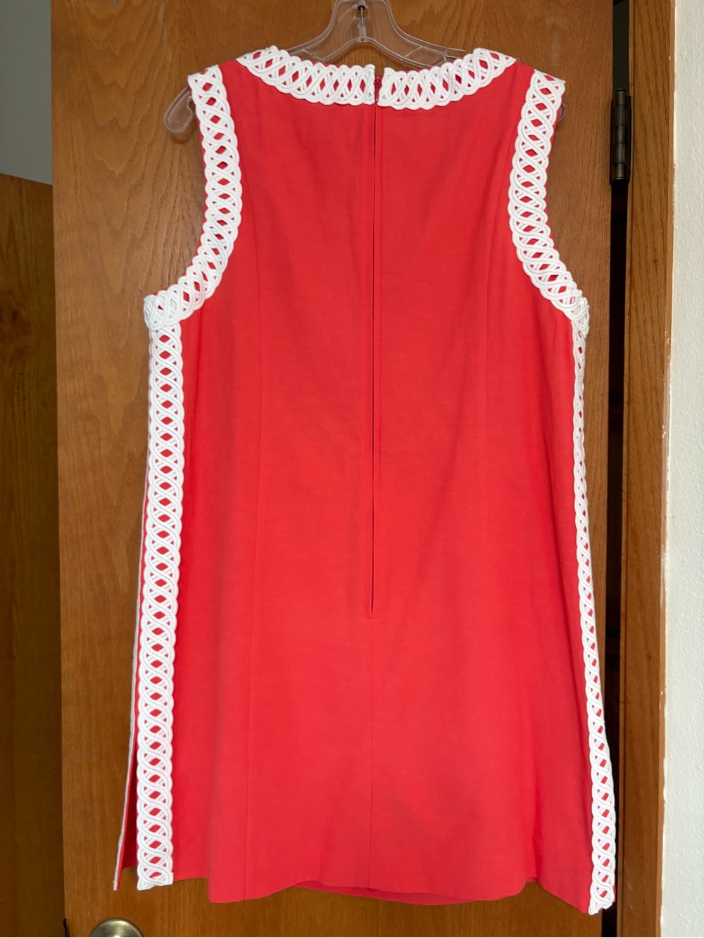 NWT Lilly Pulitzer Sadie Shift Romper in Mizner Red 14 - Picture 3 of 7